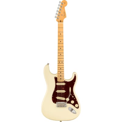 Fender American Professional II Stratocaster Maple Fingerboard Olympic White for sale