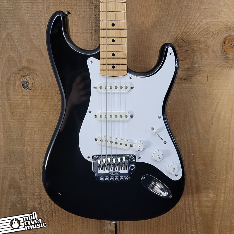 Squier E-Series Stratocaster Black Made in Japan 1984-87 Used image 1