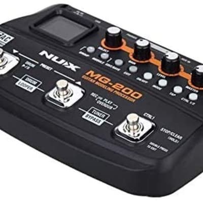 NUX MG-200 Guitar Modeling Processor Guitar Multi-Effects Processor With 55 Effect Models image 2
