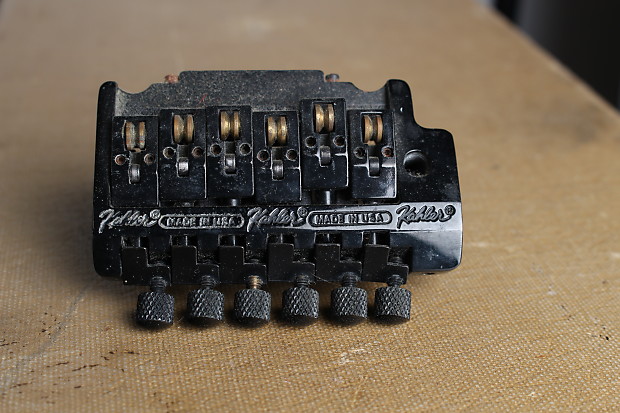 Kahler 2500 2520 Fulcrum Black Tremolo Bridge USA For Fender Contemporary Strats