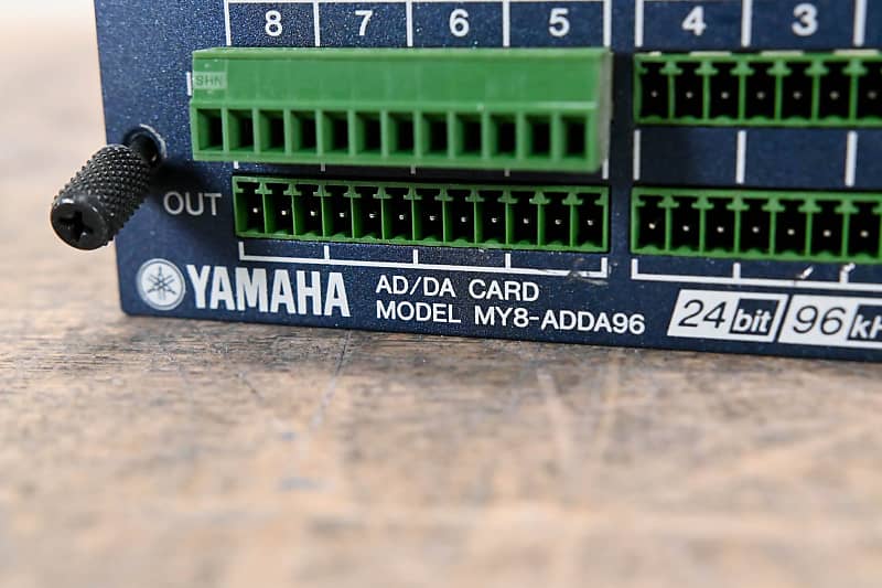 Yamaha MY8-ADDA96 8-Channel Analog I/O Card CG009Q5 | Reverb Yamaha MY8-ADDA96 8-Channel Analog I/O Card CG009Q5 | Reverb