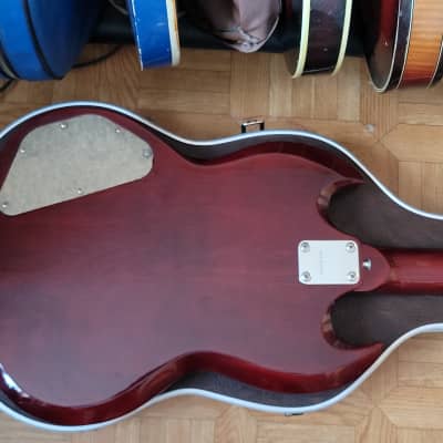 70's 1975 Greco EB Bass  Japan Cherry with hardcase and New Frets image 10