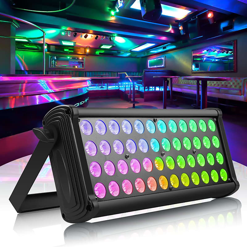 144 LED RGB Wall Wash Bar Light DMX512 Stage DJ Party Disco Strobe Light Bar  US