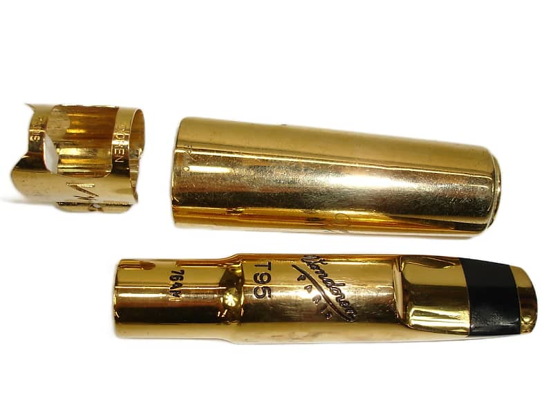 Vandoren V16 Gold-Plated Metal Tenor Saxophone Mouthpiece T95 image 1