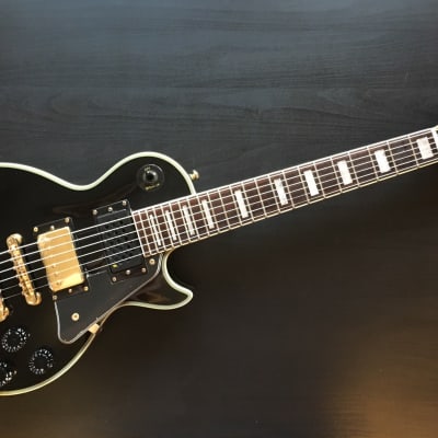 Edwards E-LP-50C/M (Gibson mini Les Paul Custom replica) | Reverb