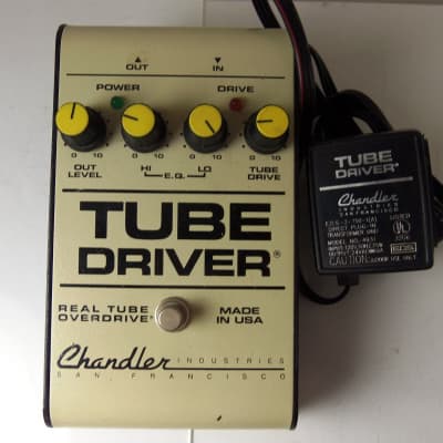1990's Chandler Tube Driver Overdrive Effects Pedal w/Wall Wart Free USA Ship for sale