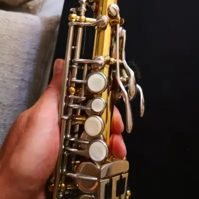 Borgani curved soprano saxophone 70's handmade killer sound! image 3