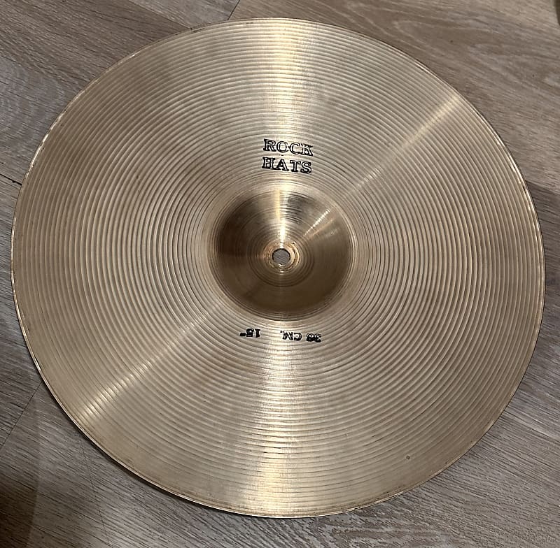 Sabian 15” Rock Hi Hats (vintage) | Reverb