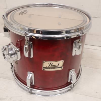 Pearl BLX All Birch Shell Rack / Mounted Tom Drum 10 X 12 Translucent Red Lacquer image 1