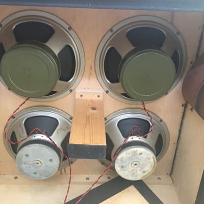 Marshall 1960 B 1968 Dark Green PRO Recovered Tolex 4 T1281 speakers G12H 30wt 55hz image 11