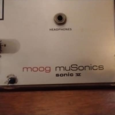 Rare! MOOG MuSonics 1971 Sonic V analog synthesizer vintage 1 of 100 image 4
