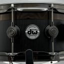 DW Top Edge 6x14 Collector's Maple Snare Drum - Satin Oil Ebony Stain w/Black Nickel Hardware