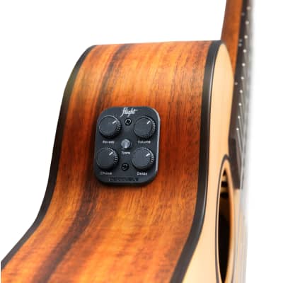 Flight Victoria EQ-A Concert Ukulele New - Spruce image 12
