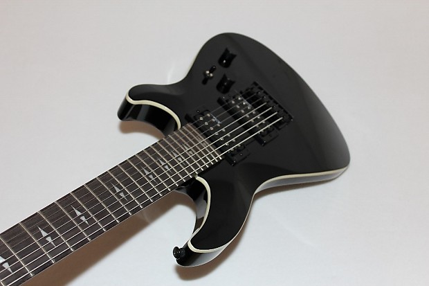B.C. Rich VLE7BK Villain Escape 7 Black 7-String Electric