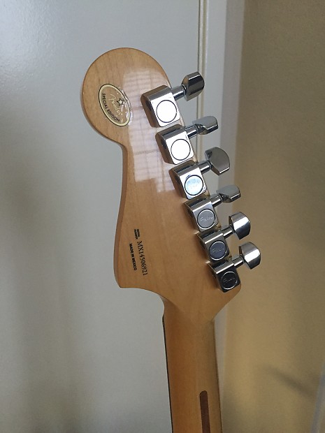 エレキギター　Warmothボディ　国産fenderネック　EMG ピックアップ WARMOTH ST Style Neck / Flame Maple on Flame Maple 22F