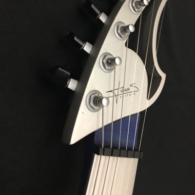 Andreas Shark Blue rare boutique guitar aluminum european custom coil split worldwide shippibg image 12
