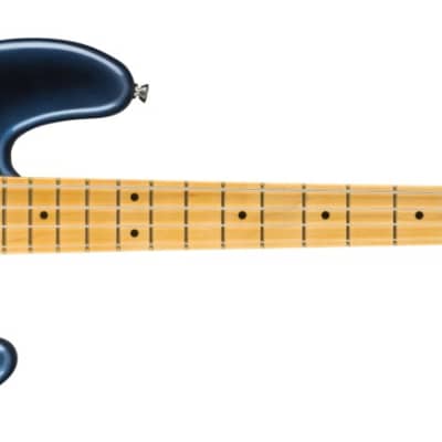 Fender American Professional II Jazz Bass Guitar, Maple Fretboard, Dark Night image 2
