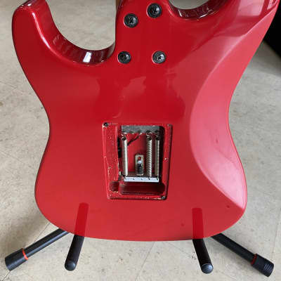 Floyd Rose Discovery 2000s Red Electric Guitar image 5