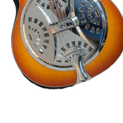 Fender FR-50 Spruce/Mahogany Resonator 2010s - Sunburst image 9