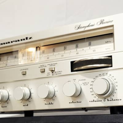 Marantz 120b Analog Tuner 1974 Silver/Woodgrain | Reverb