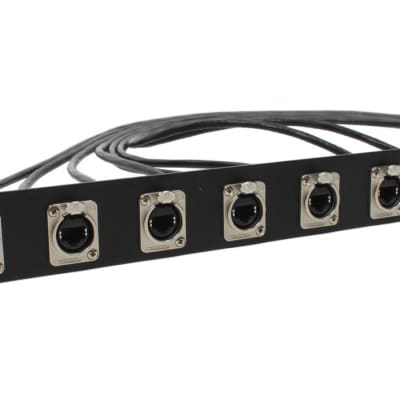 Elite Core EC-EBO-8 8 Channel EtherCon Breakout 1U Rack Case Panel with Cables image 7