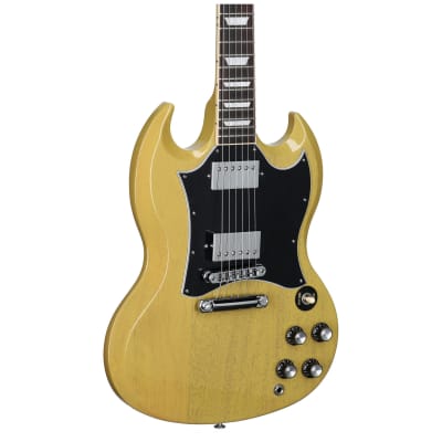 Gibson SG Standard Custom Color Electric Guitar (with Soft Case), TV Yellow for sale