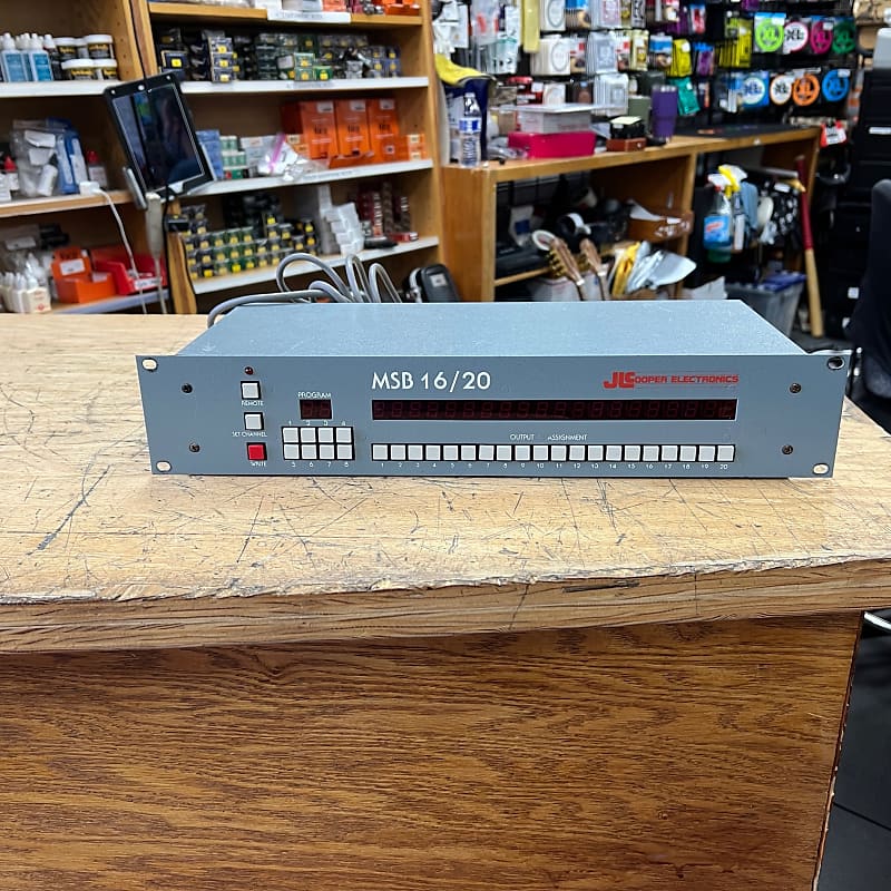 Used JLC Cooper Electronics MSB 16/20 MIDI Patch Bay | Reverb