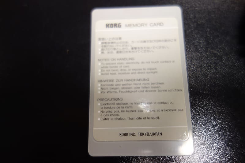 KORG M3R+DRUMS1 DATA MEMORYカード 6 Korg M3R Card Sets and M1 Clone Card | Reverb