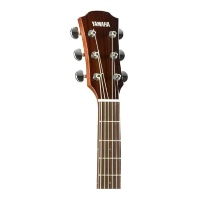 Yamaha A1M TBS Folk Cutaway Acoustic Electic Guitar - Mahogany - Tobacco Brown Sunburst image 4