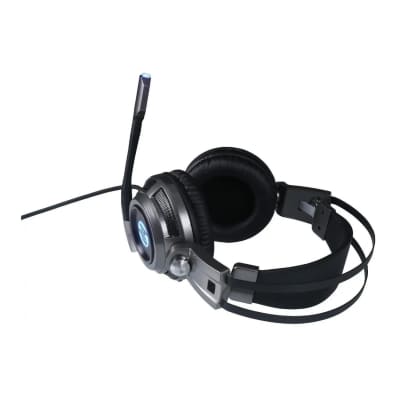 HP H200 Wired Gaming Headset with Mic and LED Light (Black) image 4