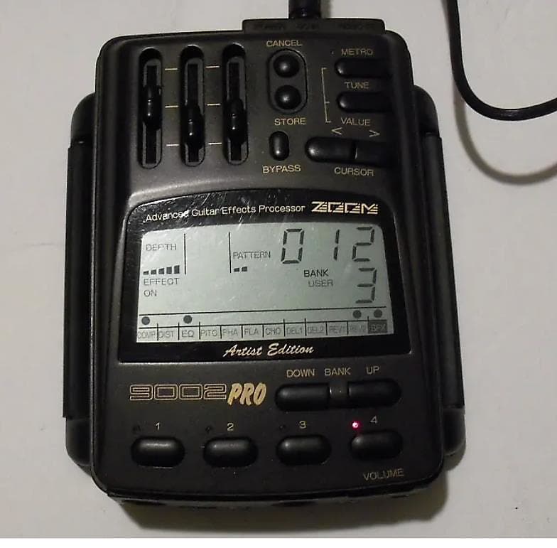 Zoom 9002 Pro Artist Edition 1990s Electric Guitar Effects Reverb