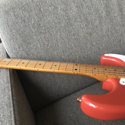 Fender Limited Edition Classic Series '50s Stratocaster, Fiesta Red 2018 Fiesta Red image 6