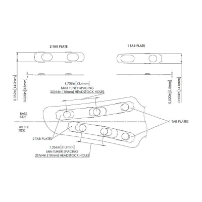 Hipshot Grip Lock Open Gear Locking Tuners 3 x 3 (Chrome, D07) image 3