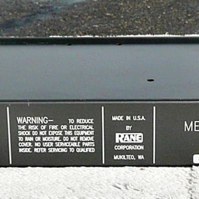 RANE ME 30B 30 Band EQ  - 1 Space Rackmountable Equalizer -  Made in USA - PV Music Electronics Shop Inspected and Tested - Excellent Working Condition - Excellent Cosmetic Condition image 7