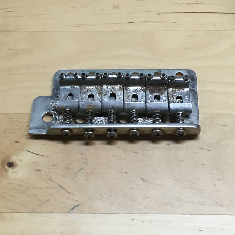 Kluson Lefty Tremolo Fender Strat Plate Pro Aged Heavy Relic 54mm 2 1/8” Saddles image 1