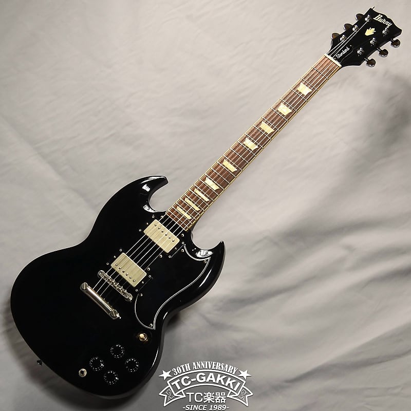 ギター Burny RSG Amazon | Burny RSG-60 69 BLK ブラック エレキギター SGタイプ