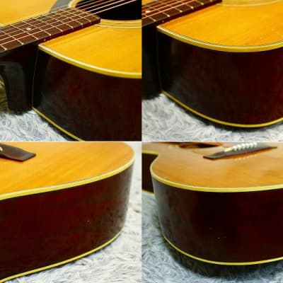 1974 made Vintage Acoustic Guitar Yamaha FG-200F Rare Black Label