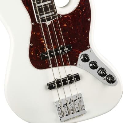 Fender American Ultra Jazz Bass, Arctic Pearl, Rosewood Fingerboard image 3