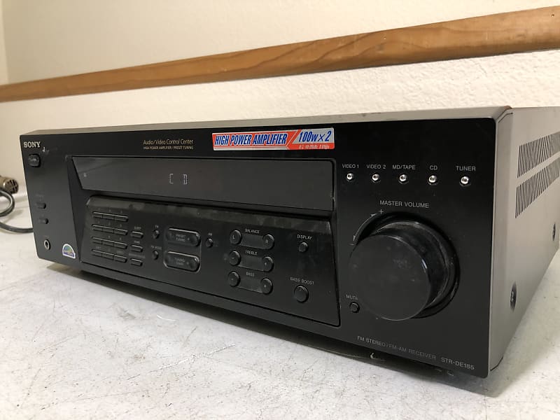 Sony STR-DE185 2 Channel HiFi Stereo AM/FM Tuner Home deals Audio Receiver (No Remote)