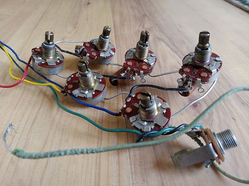 Vintage 1963 Kay Speed Demon Guitar Wiring Harness! CTS Pots