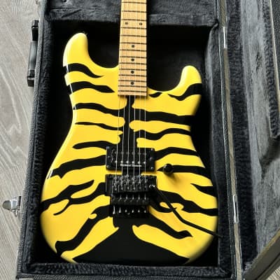 1996 ESP Custom Shop M-1 George Lynch Yellow Tiger image 19