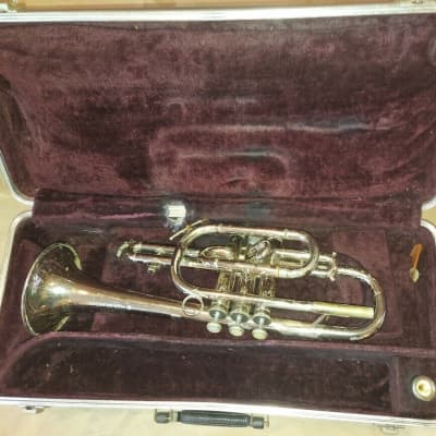 Selmer Signet Cornet, USA, Good Playing Condition, Fair Physical Condition image 3