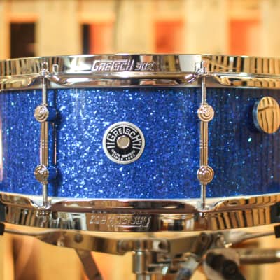 Gretsch 5.5x14 Limited Edition Blue Glass Brooklyn Standard Snare Drum image 1