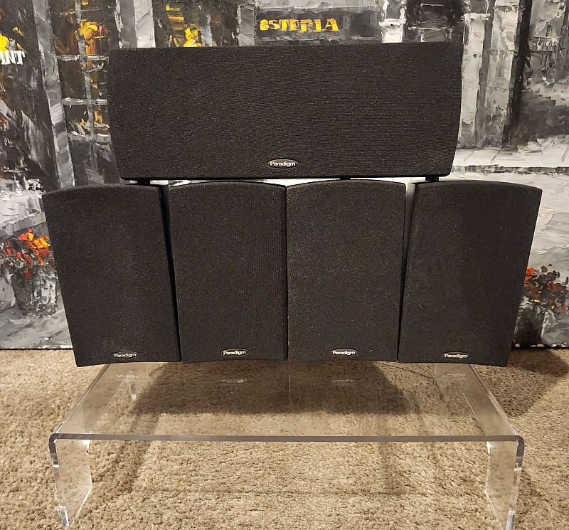 Paradigm Paradigm Monitor Series Cinema 70 V.3 High performance Sattelite surround sound 2000 - Black  			