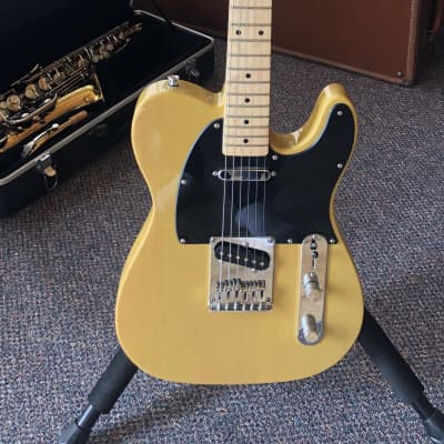 1997 Squier MIM Telecaster by Fender Mexico Black | Reverb