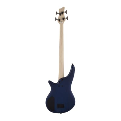Jackson JS Series Spectra Bass JS3Q 4-String Electric Guitar (Amber Blue Burst) Bundle with Jackson Hard Gig Bag and Strings (3 Items) image 5