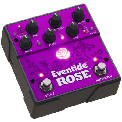 Eventide Rose Analog/Digital Modulated Bit-Bucket Delay Guitar Pedal image 2