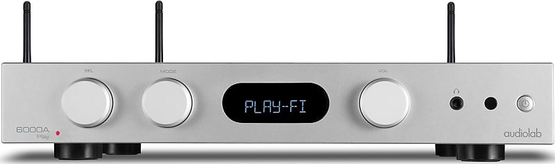 Audiolab 6000A Play integrated amp/streamer/DAC (silver)  			