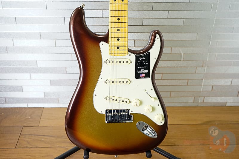Fender American Ultra Stratocaster with Maple Fretboard - Mocha Burst image 1