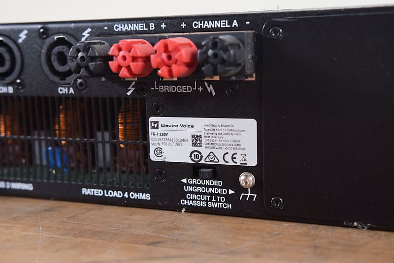 エレクトロボイス TG-7 パワーアンプ 1台 NO2 Electro-Voice TG7 Power Amplifier